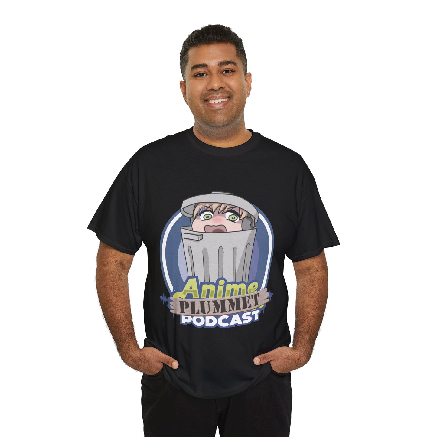 Anime Plummet Podcast Main Logo - Unisex Heavy Cotton Tee