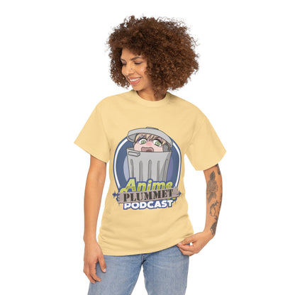 Anime Plummet Podcast Main Logo - Unisex Heavy Cotton Tee
