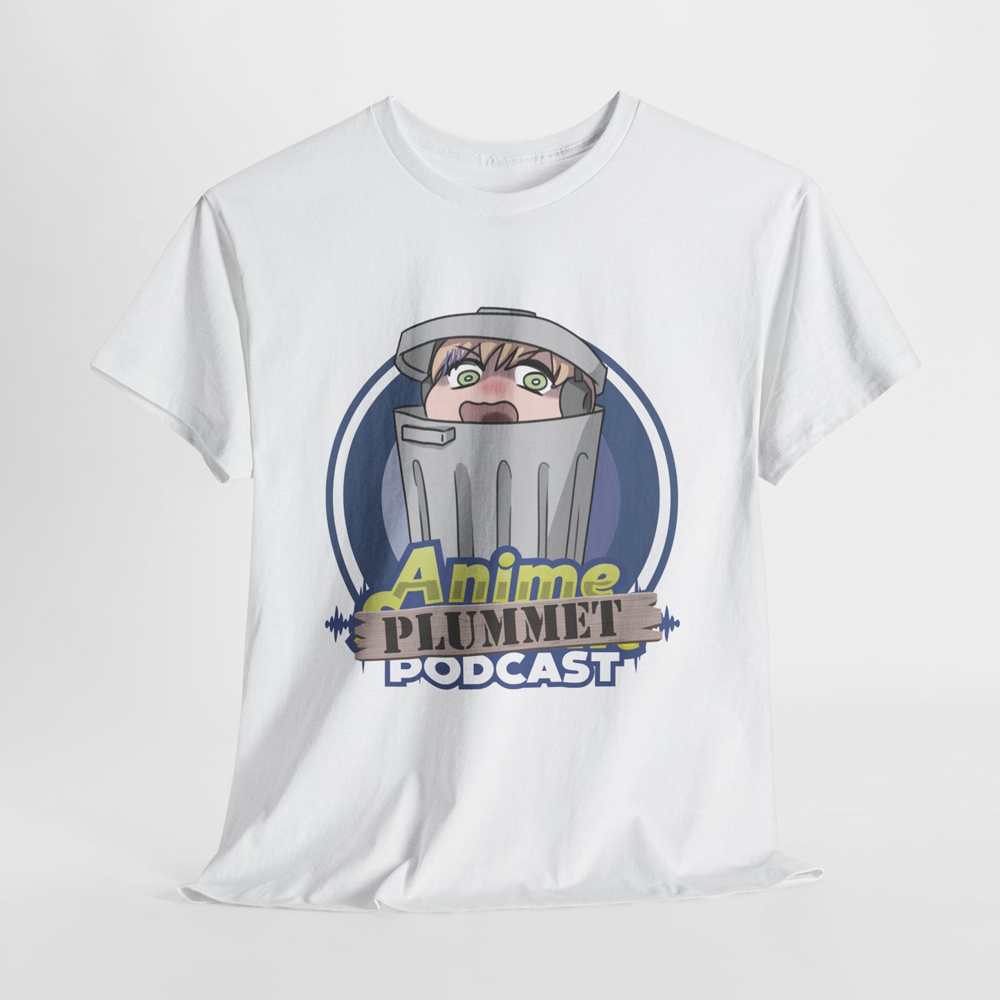 Anime Plummet Podcast Main Logo - Unisex Heavy Cotton Tee