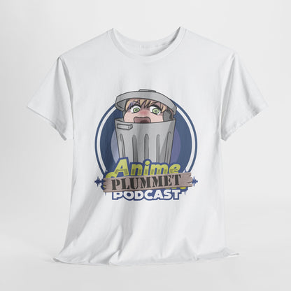 Anime Plummet Podcast Main Logo - Unisex Heavy Cotton Tee