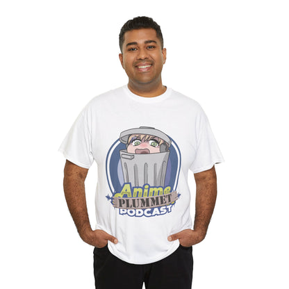 Anime Plummet Podcast Main Logo - Unisex Heavy Cotton Tee