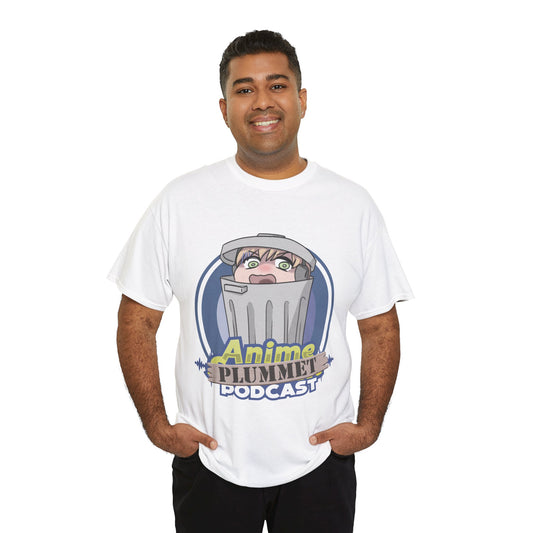 Anime Plummet Podcast Main Logo - Unisex Heavy Cotton Tee