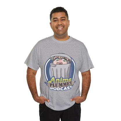Anime Plummet Podcast Main Logo - Unisex Heavy Cotton Tee