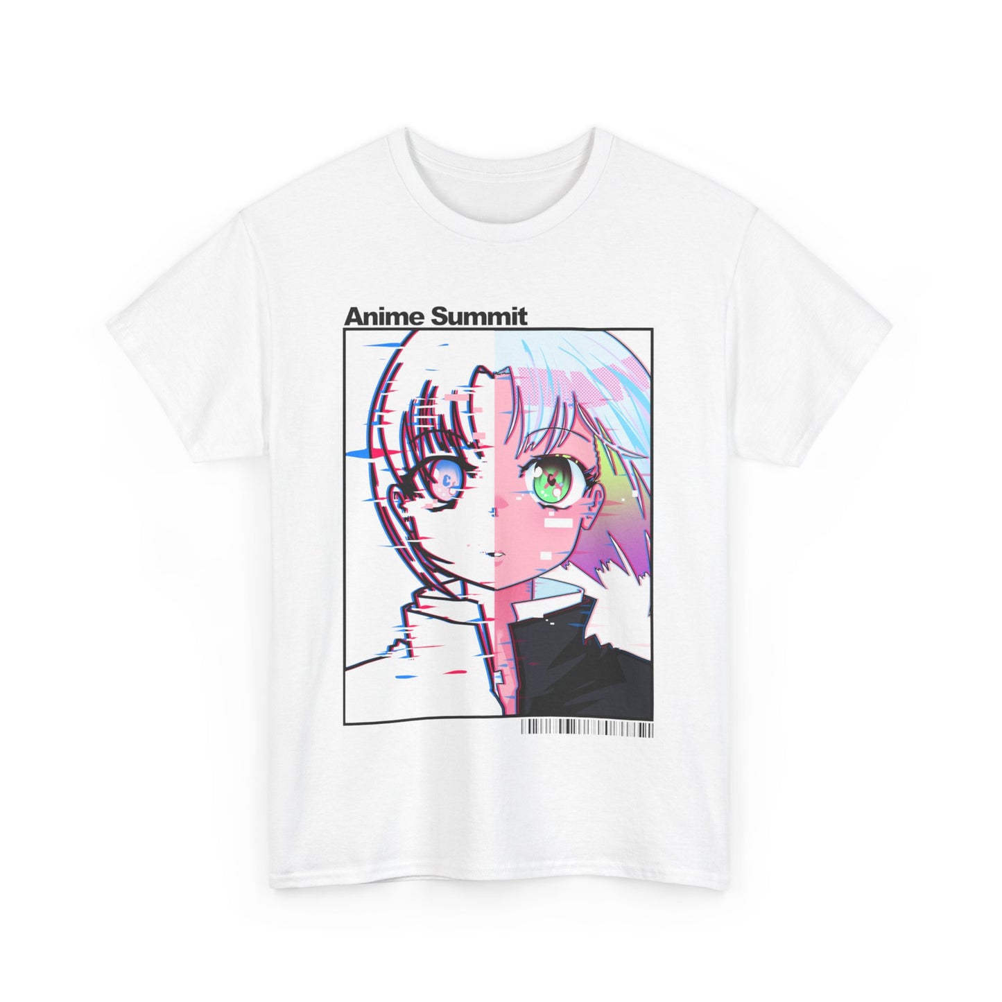 Anime Summit GLITCH GRRL - Unisex Heavy Cotton Tee