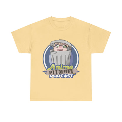 Anime Plummet Podcast Main Logo - Unisex Heavy Cotton Tee