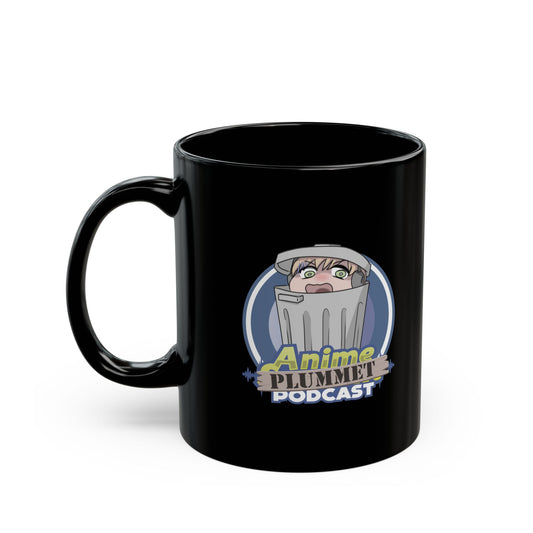 Anime Plummet Logo - 11oz Black Mug