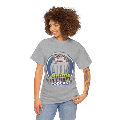 Anime Plummet Podcast Main Logo - Unisex Heavy Cotton Tee