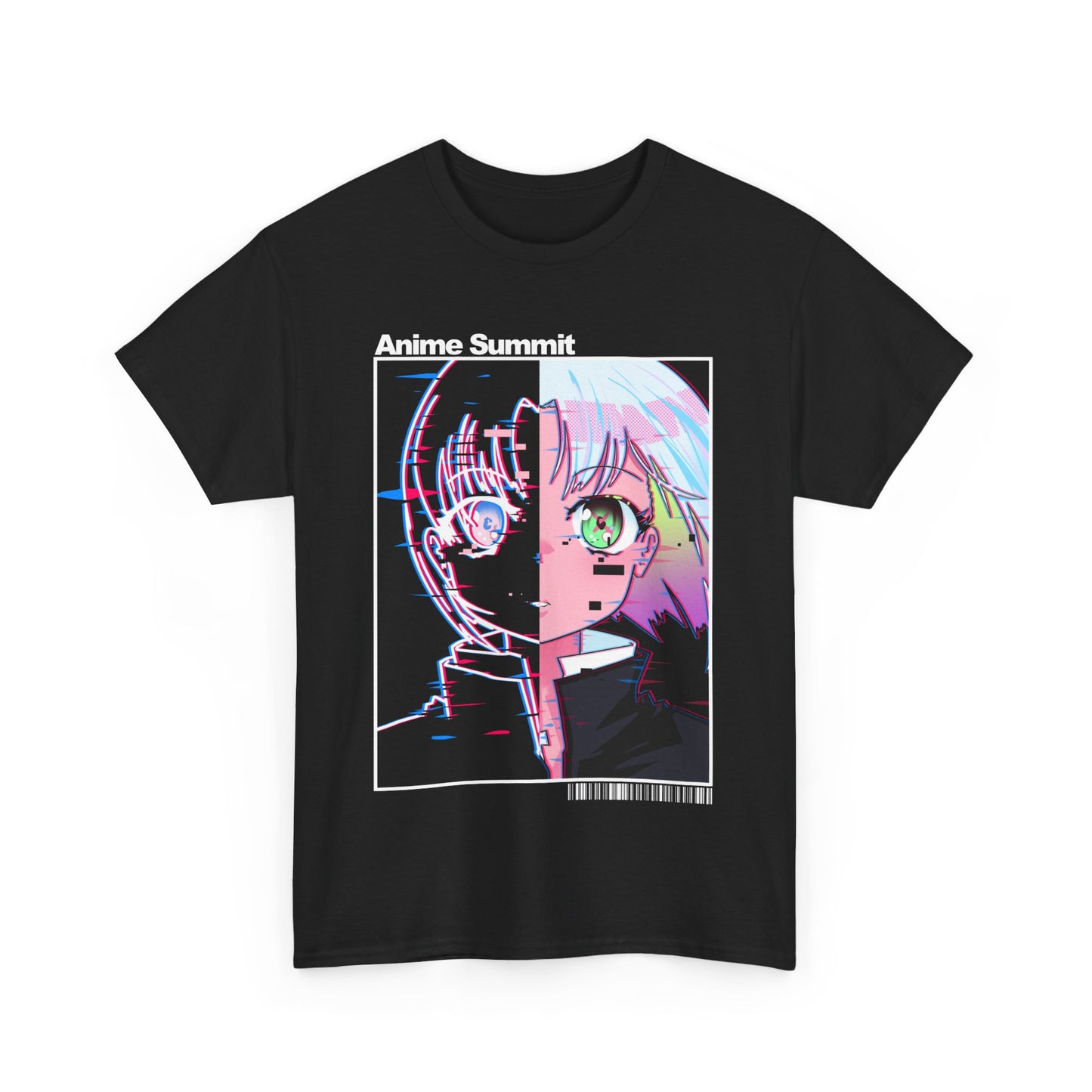 Anime Summit GLITCH GRRL - Unisex Heavy Cotton Tee