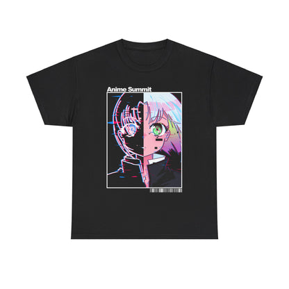 Anime Summit GLITCH GRRL - Unisex Heavy Cotton Tee