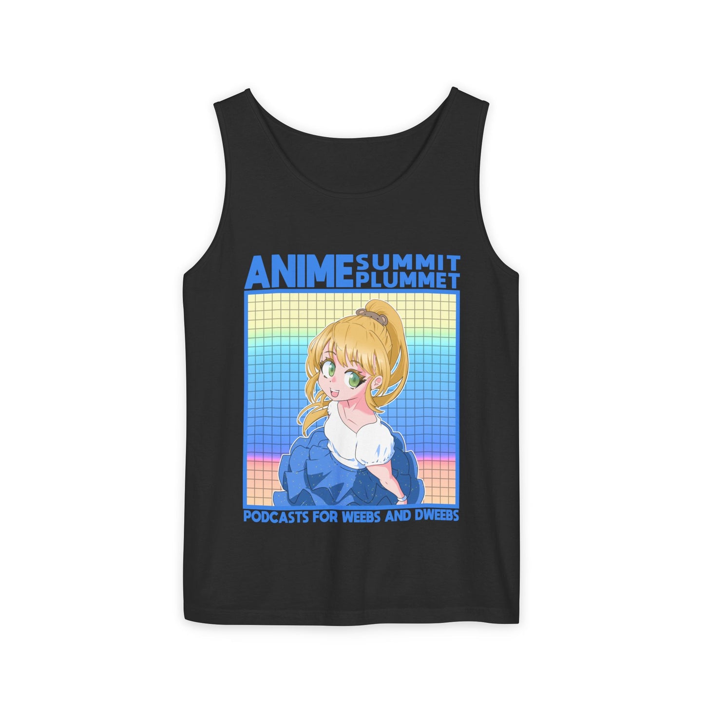 Summit X Plummet Weebs and Dweebs - Unisex Garment-Dyed Tank Top