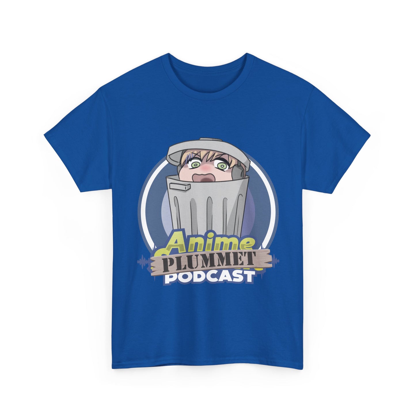 Anime Plummet Podcast Main Logo - Unisex Heavy Cotton Tee