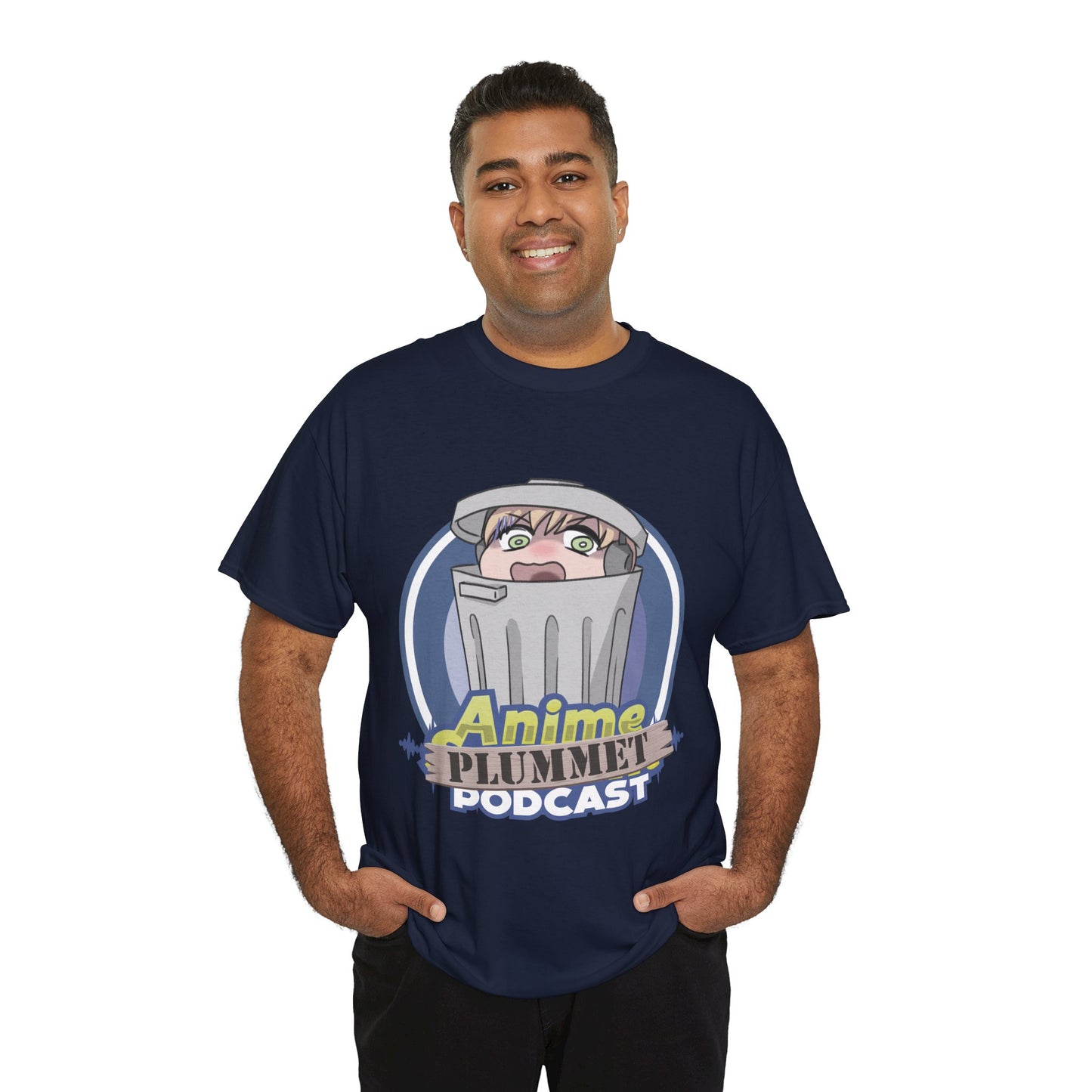 Anime Plummet Podcast Main Logo - Unisex Heavy Cotton Tee